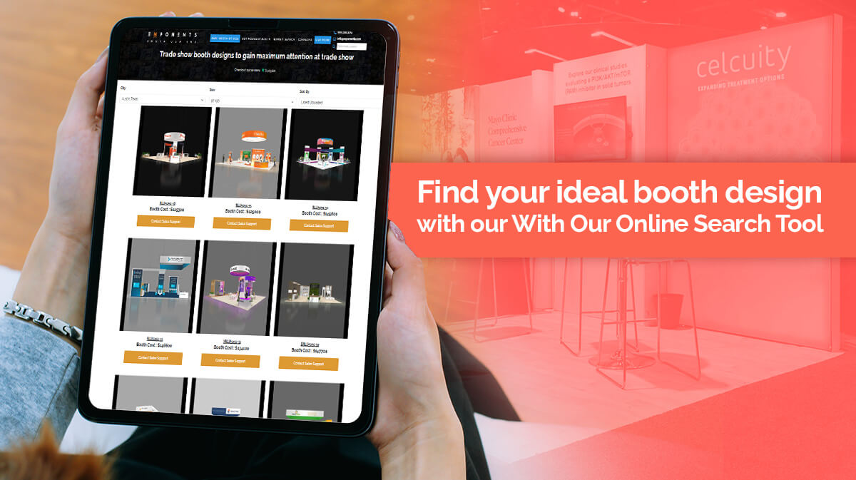 Find Your Ideal Booth Design With Our With Our Online Search Tool