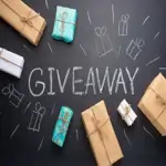 Offering branded giveaways to improve visitor recall