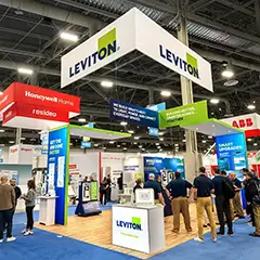 Leviton Trade show booth