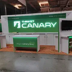 10x20 Trade Show Display for Thinkst Canary