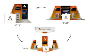 20x20 Custom Modular Booth