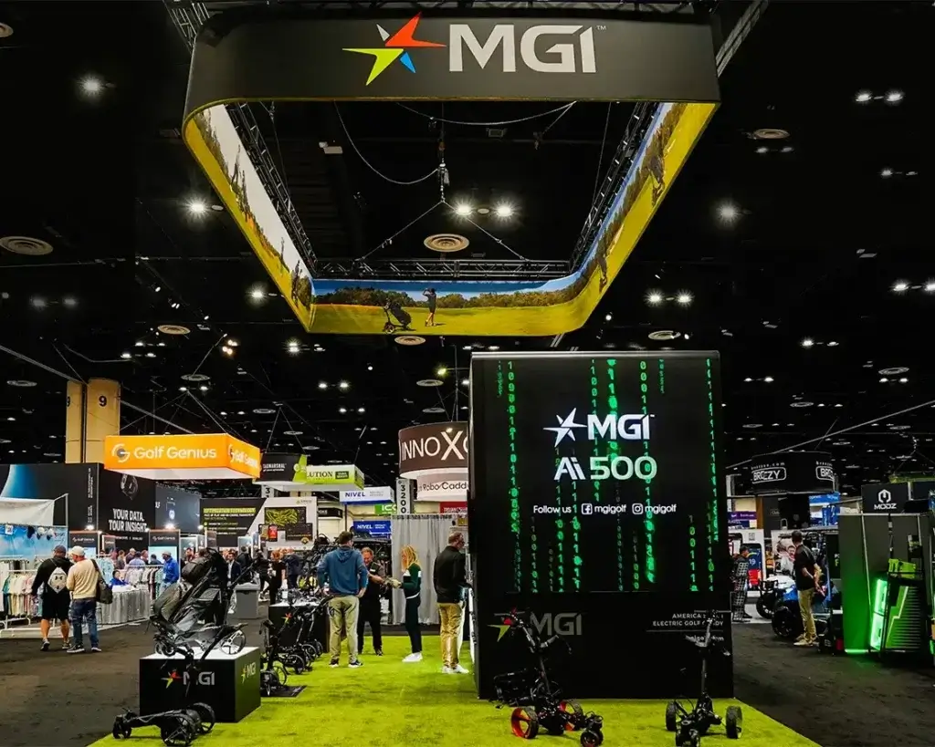 MGI 20×30 Trade Show Booth for Mgi at PGA Show 2025, Orlando, FL