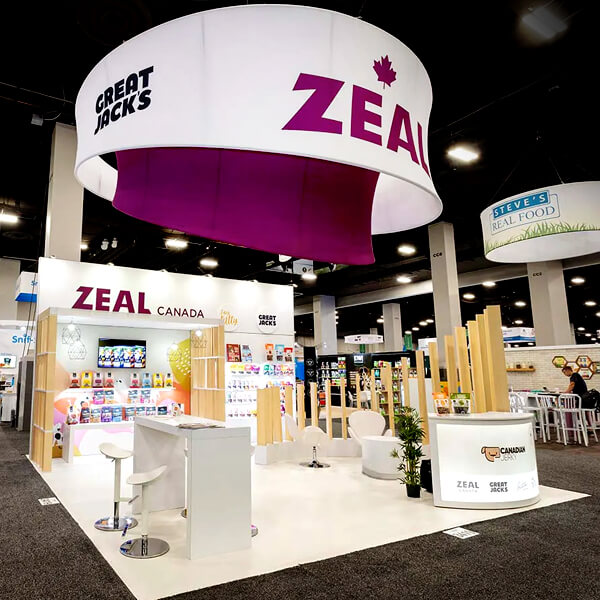 Canadian Jerky Company Trade show booth
