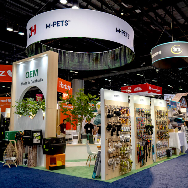 Apollo Pet Trade show booth