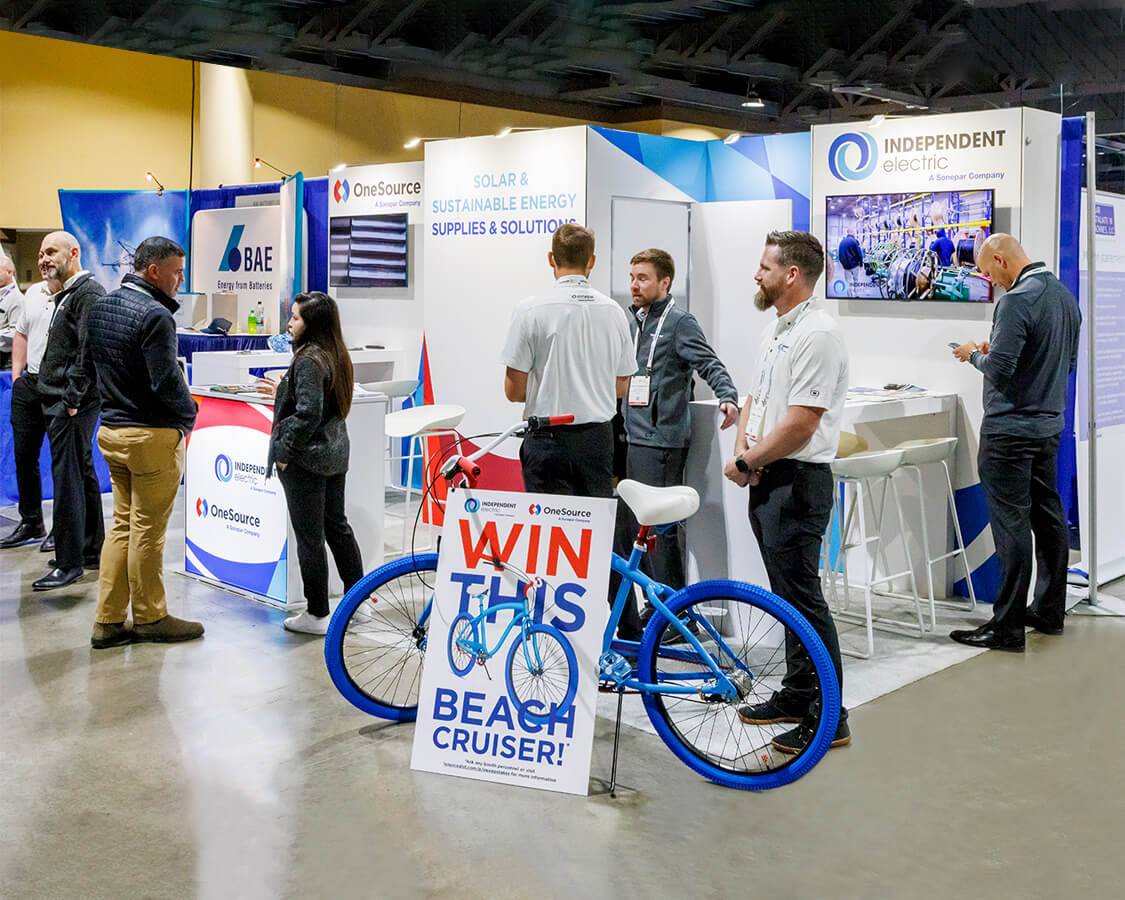 10×20′ Trade Show Booth Rentals AT Intersolar North America Long Beach CA,