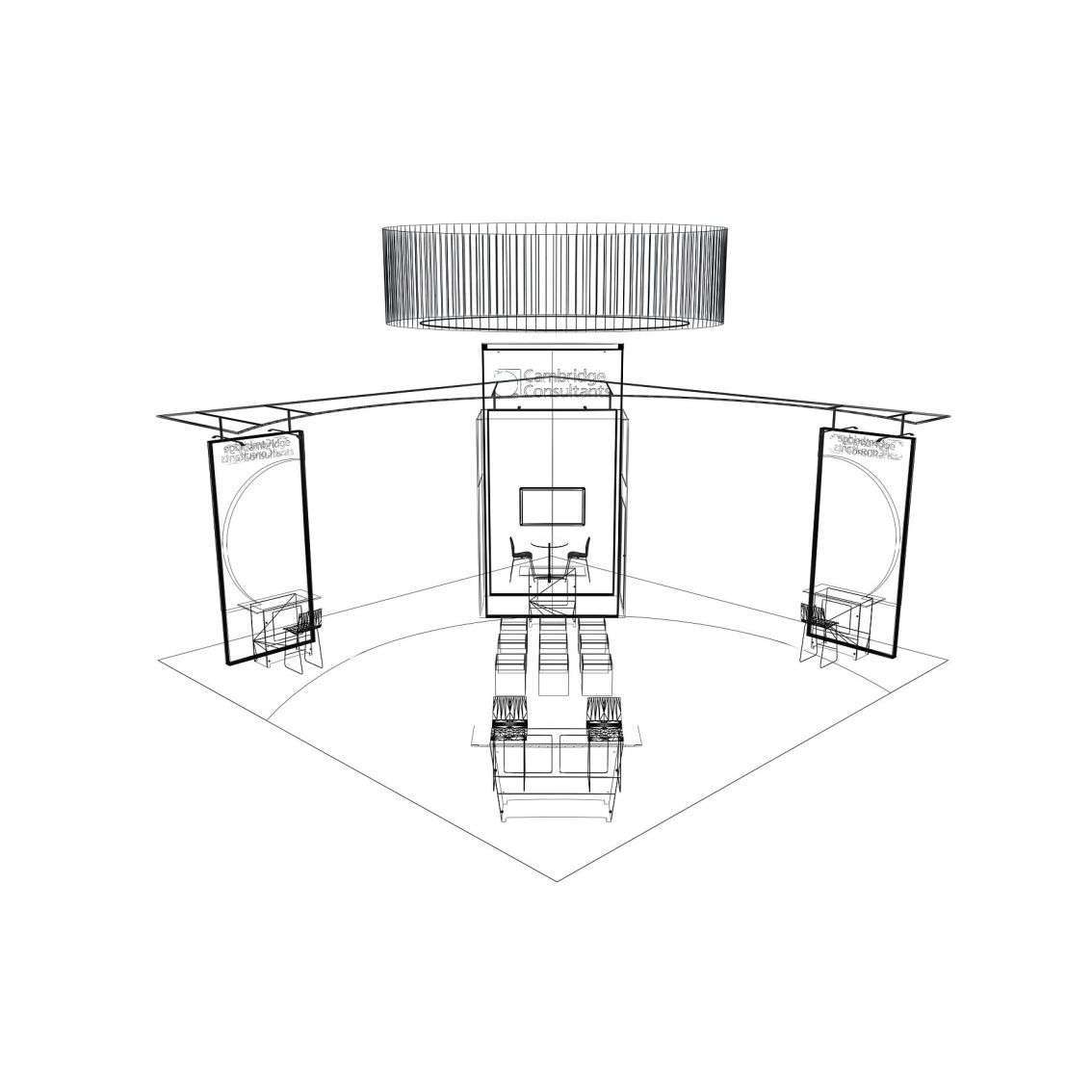 30x30 Trade Show Booth Design - PLU3030 52 | Exponents