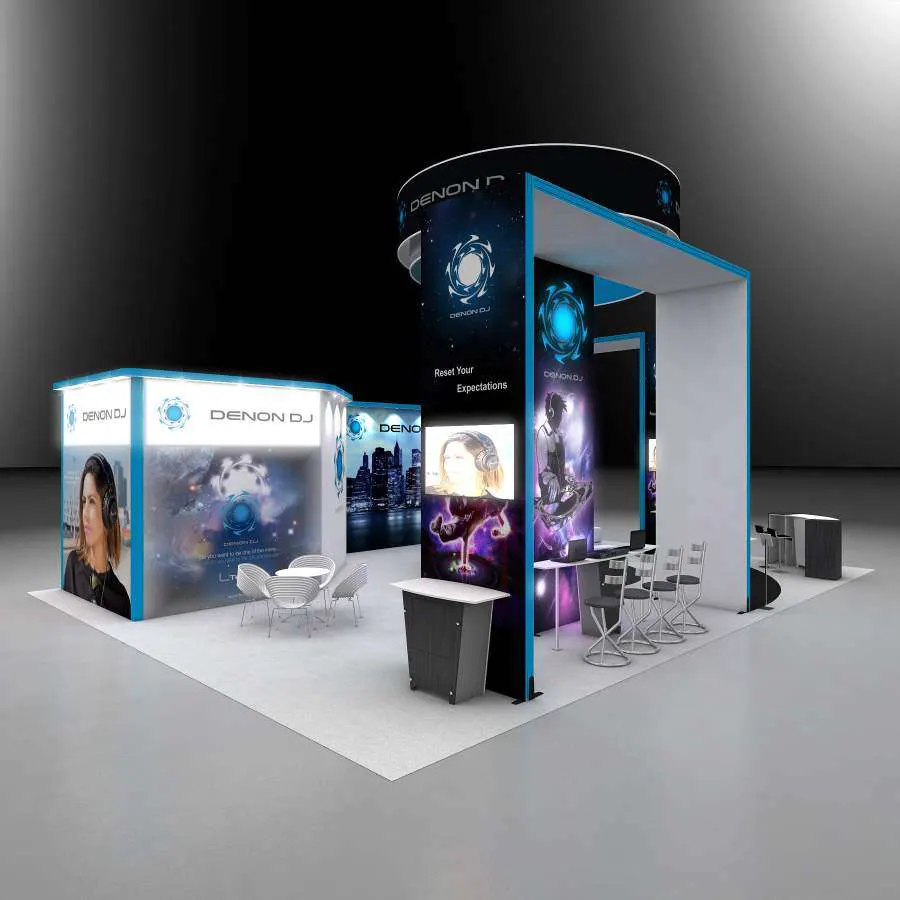 30x40 Tradeshow Booth Rental | RLU3040 02
