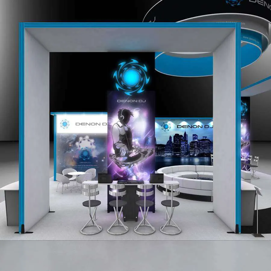 30x40 Tradeshow Booth Rental | RLU3040 02