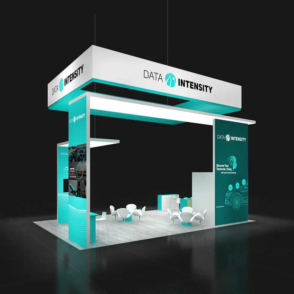 Seating Area Back View – RLU2030 153: 20x30 Exhibit Design