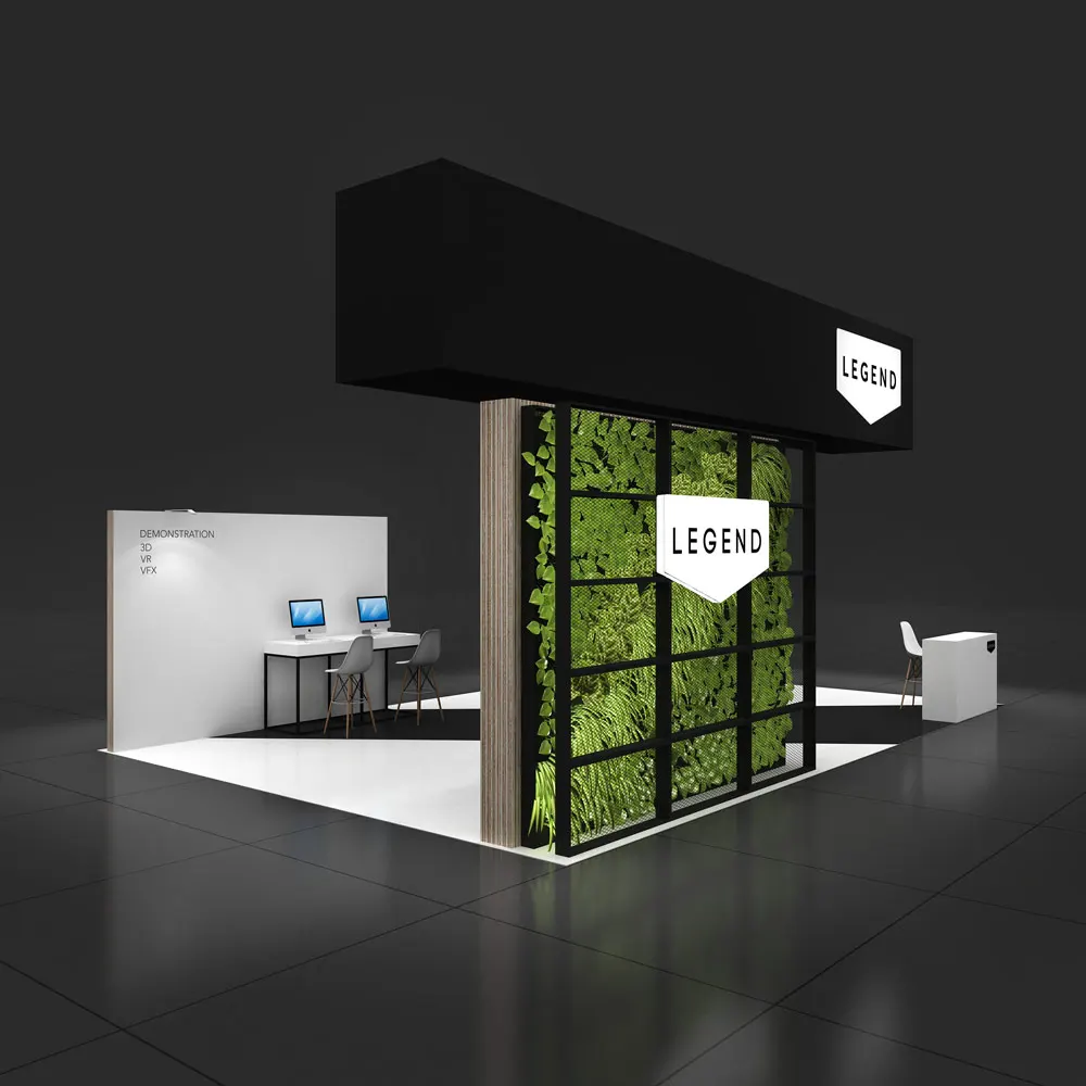 20x30 Exhibit Rental Booth Design | RLU2030 143