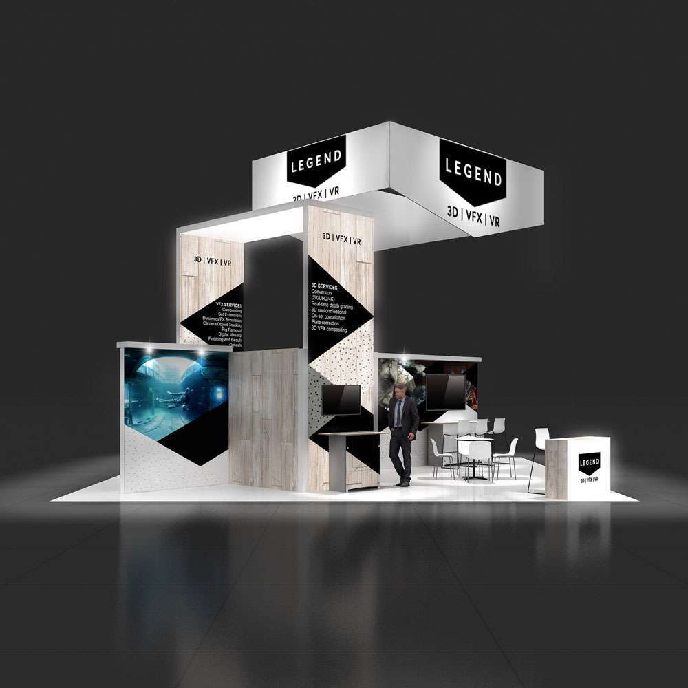 30x30 Trade Show Booth Design - PLU3030 67 | Exponents