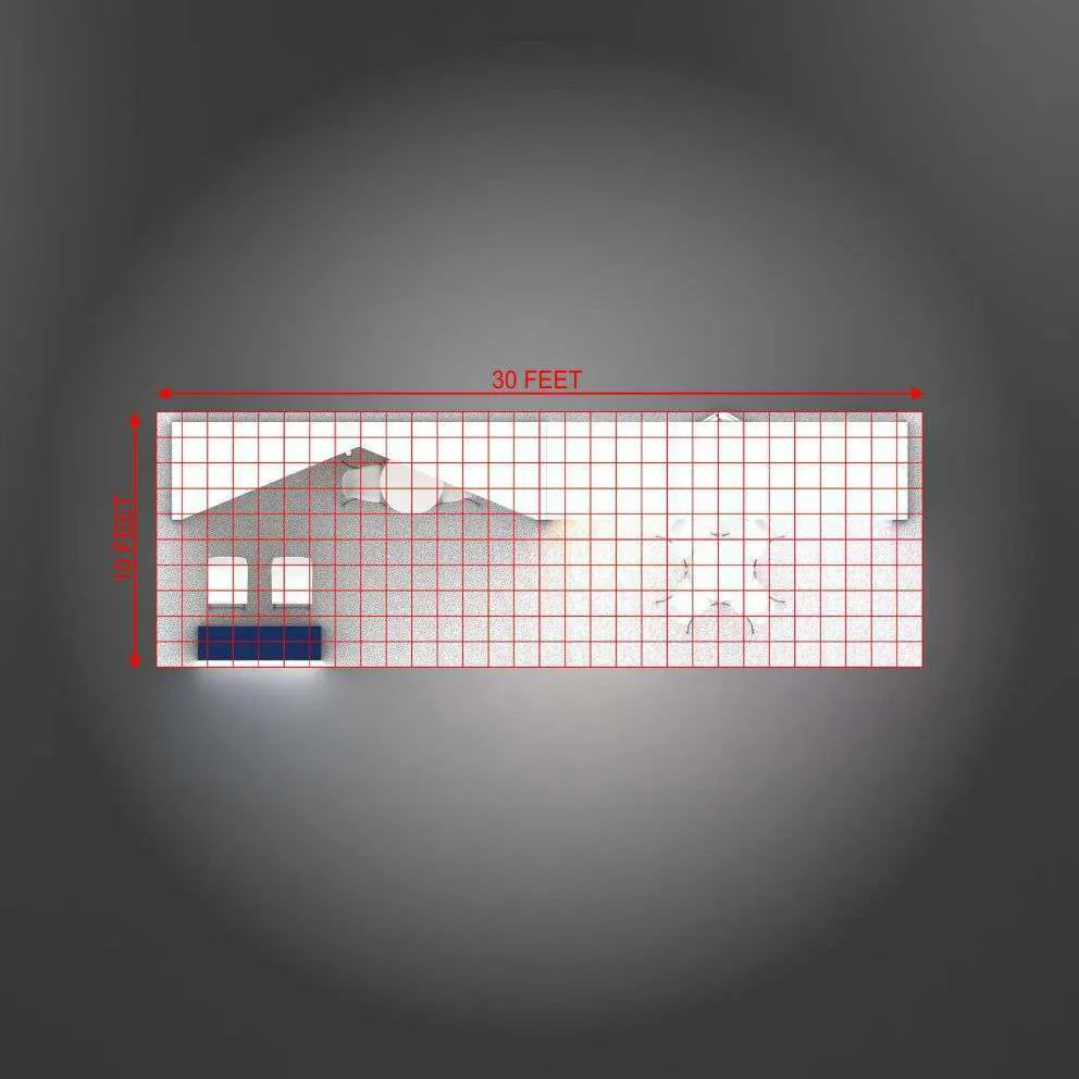Elevation - RLU1030 16: Bold 10x30 Rent a Booth Design for Trade Shows Elevation - RLU1030 16: Bold 10x30 Rent a Booth Design for Trade Shows
