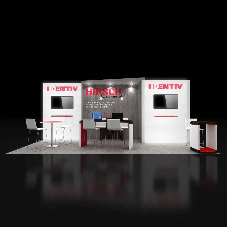 Front View - RLU1020 47: Double your leads with audience-engaging 10x20 booth rentals for shows