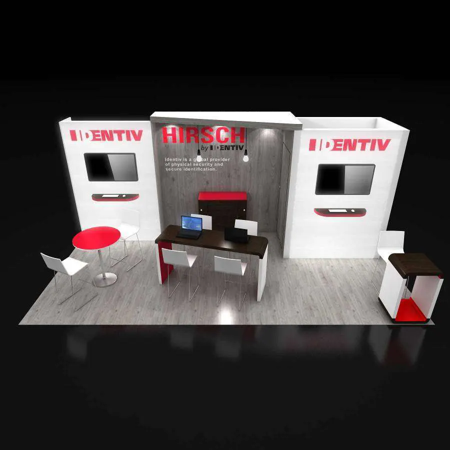 Arial View - RLU1020 47: surprise your attendees with supreme 10x20 booth rentals by Exponents