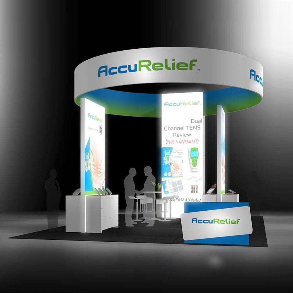 20x30 Trade Show Booth Design - PLU2030 21 | Exponents