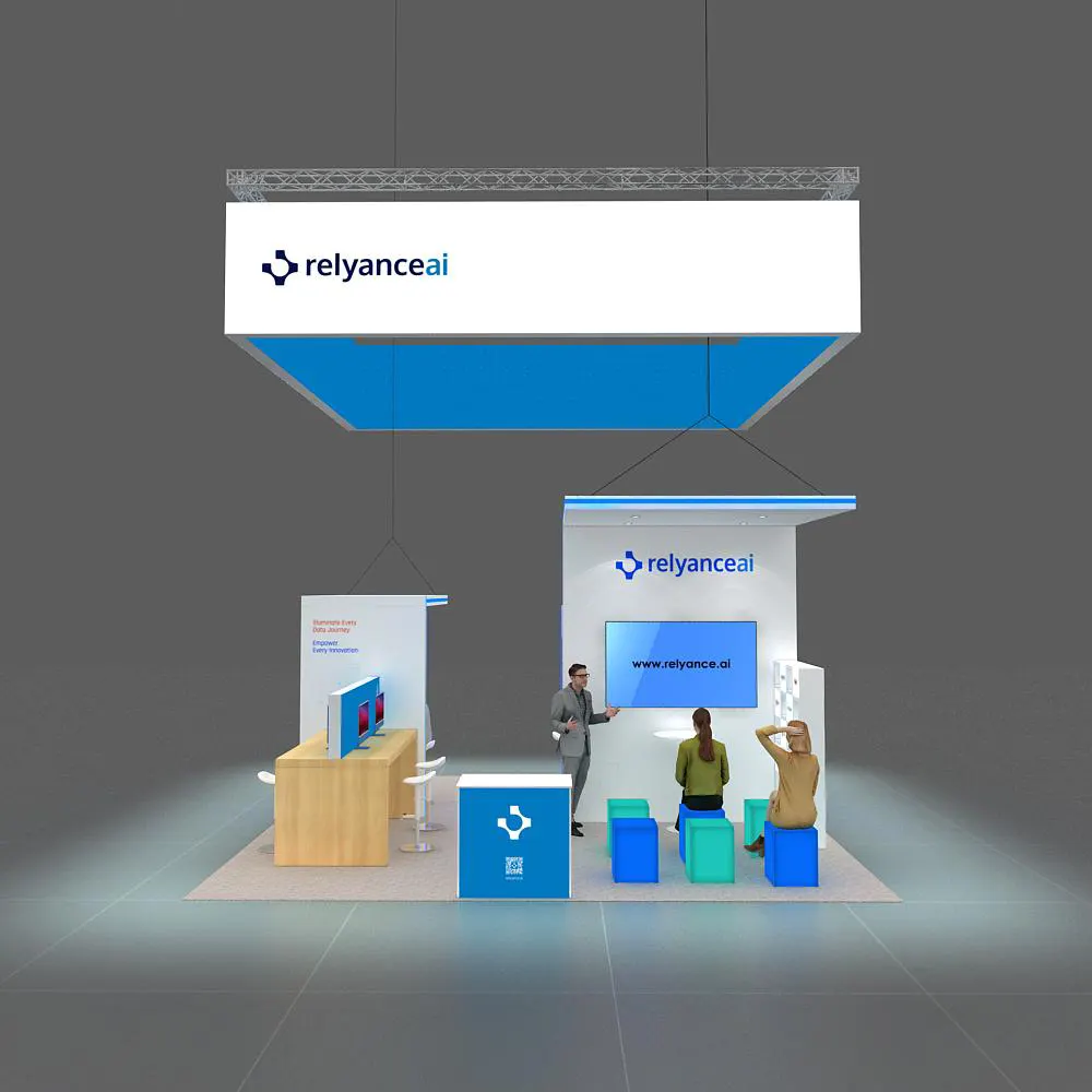 Front View - 20x20 Exhibit Design - YRLU2020 15