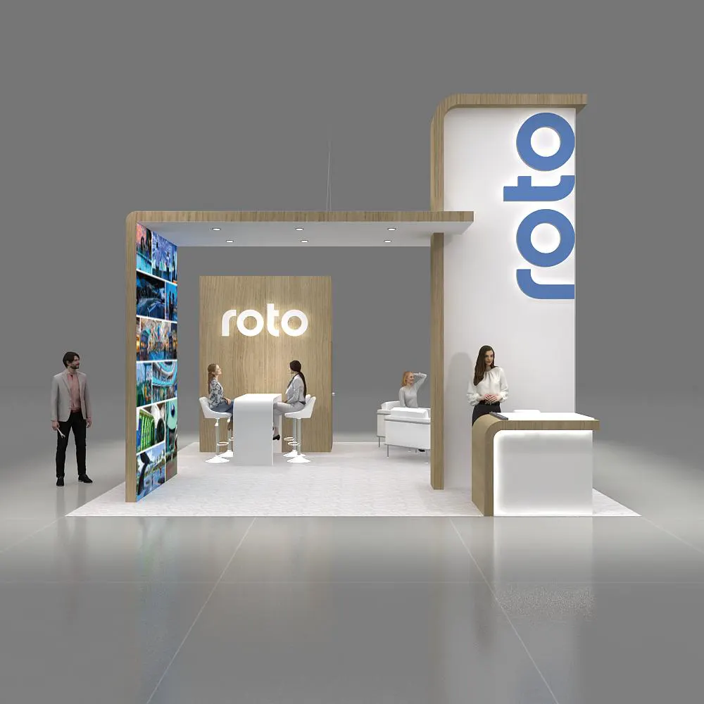 Front View - 20x20 Exhibit Design - YRLE2020 14 Front View - 20x20 Exhibit Design - YRLE2020 14