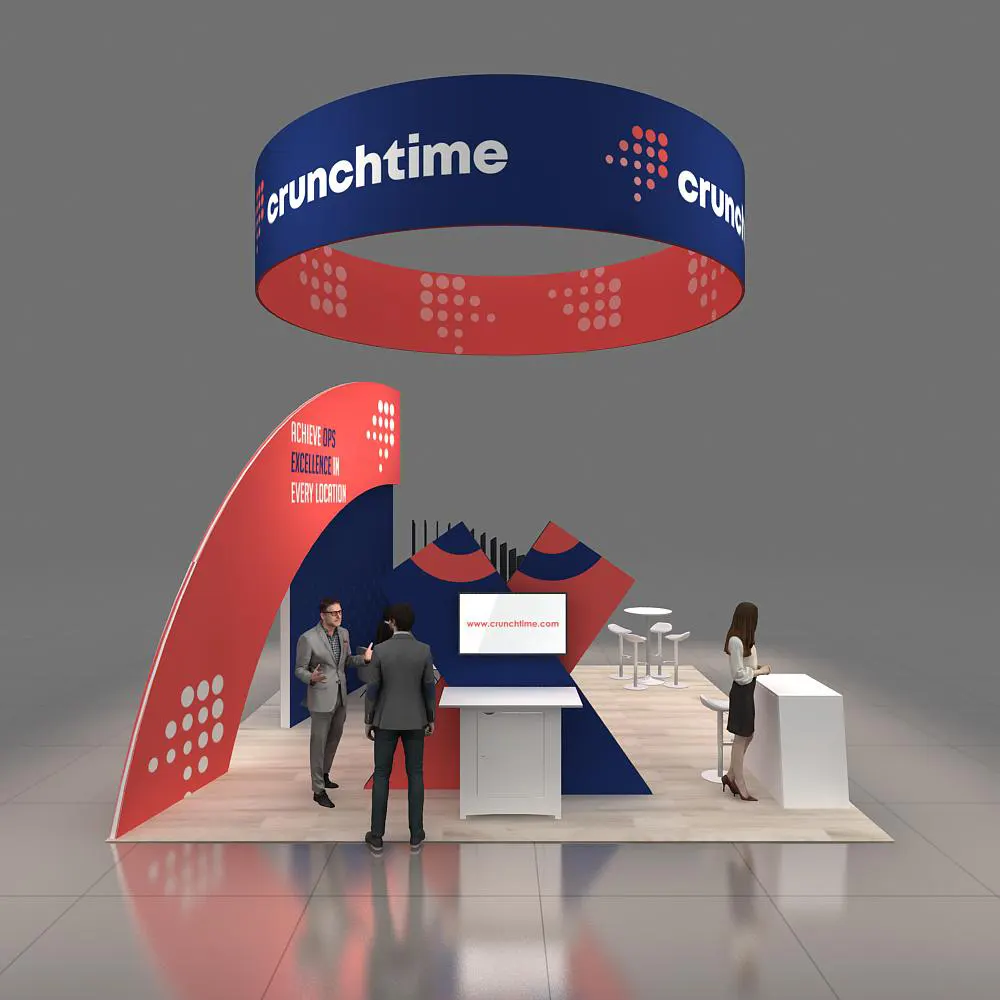 Side View - 20x20 Exhibit Design - YRLU2020 134