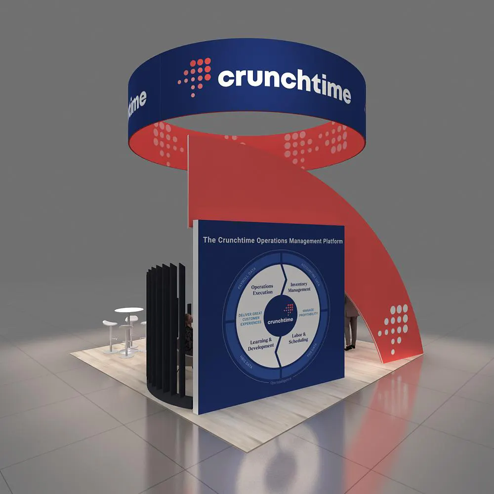 Back Side View - 20x20 Exhibit Design - YRLU2020 134