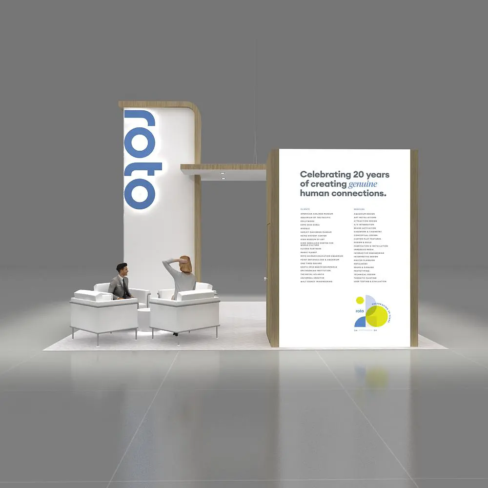 Back Side View 2 - 20x20 Booth Design - YRLE2020 14 Back Side View 2 - 20x20 Booth Design - YRLE2020 14