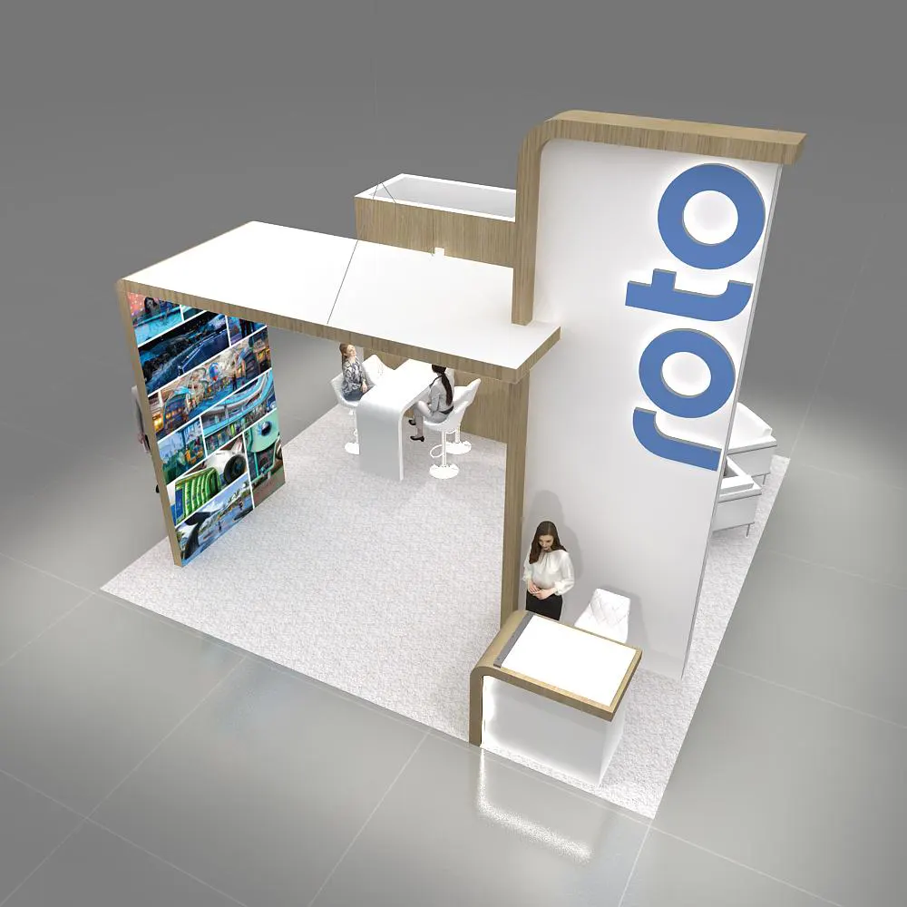 Top View - 20x20 Booth Design - YRLE2020 14 Top View - 20x20 Booth Design - YRLE2020 14