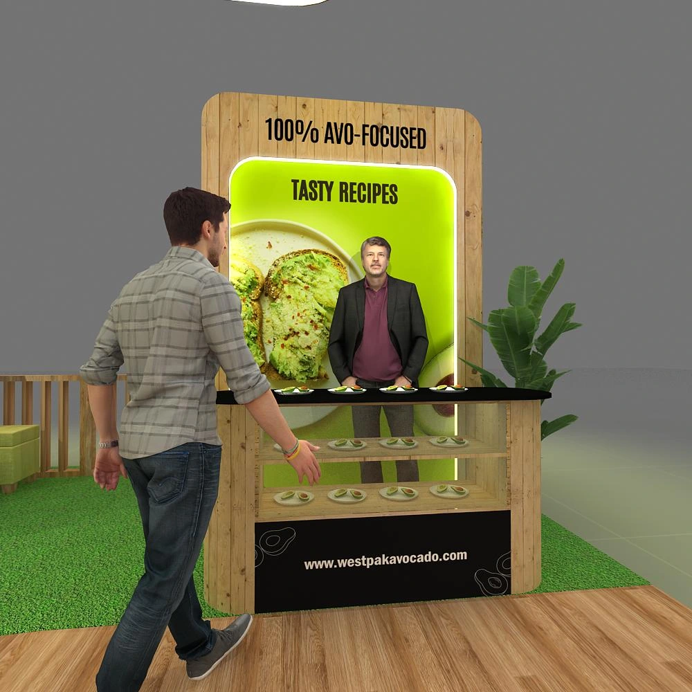 Display Counter – BRLU2020 39: Visually Compelling 20x20 Exhibit Booth for Engagement