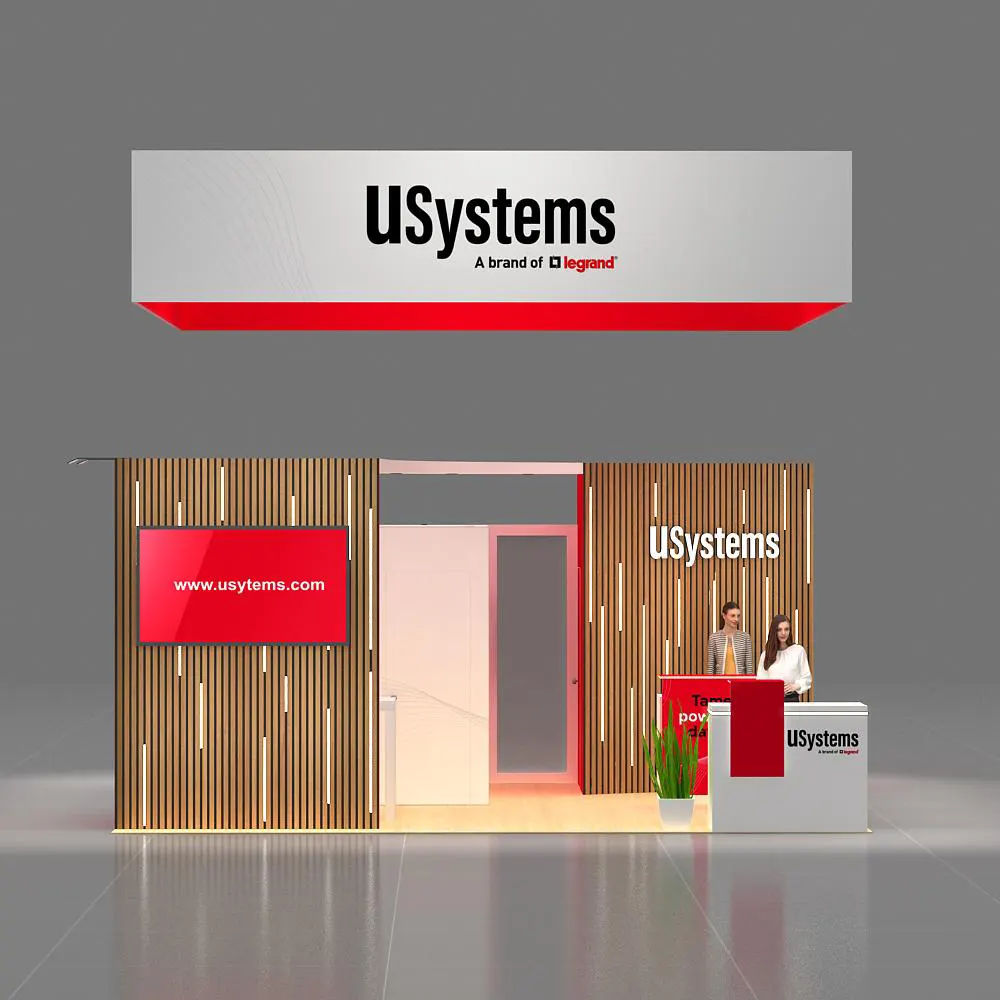 Front View - 20x20 Exhibit Design - YRH2020 06 Front View - 20x20 Exhibit Design - YRH2020 06