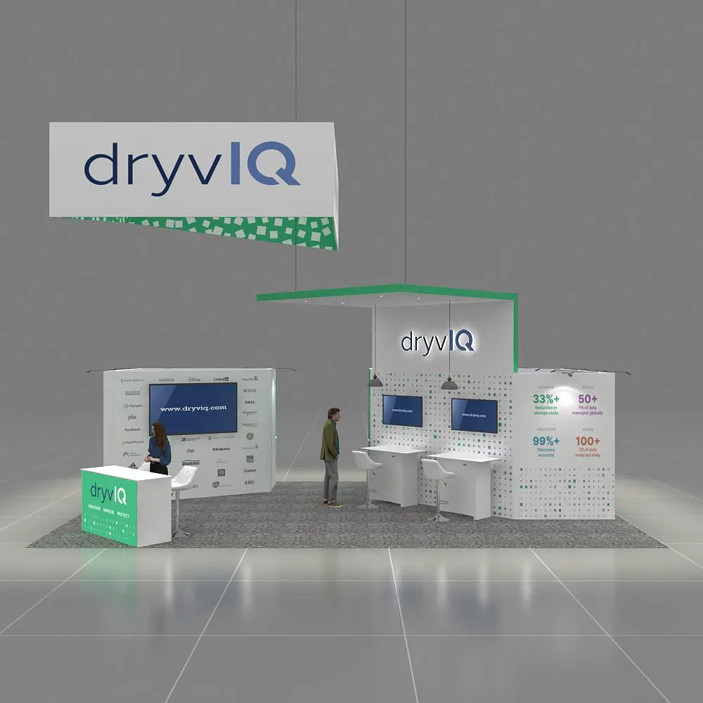 Side View : 20x30 Trade Show Booth Rentals YRLU2030 97