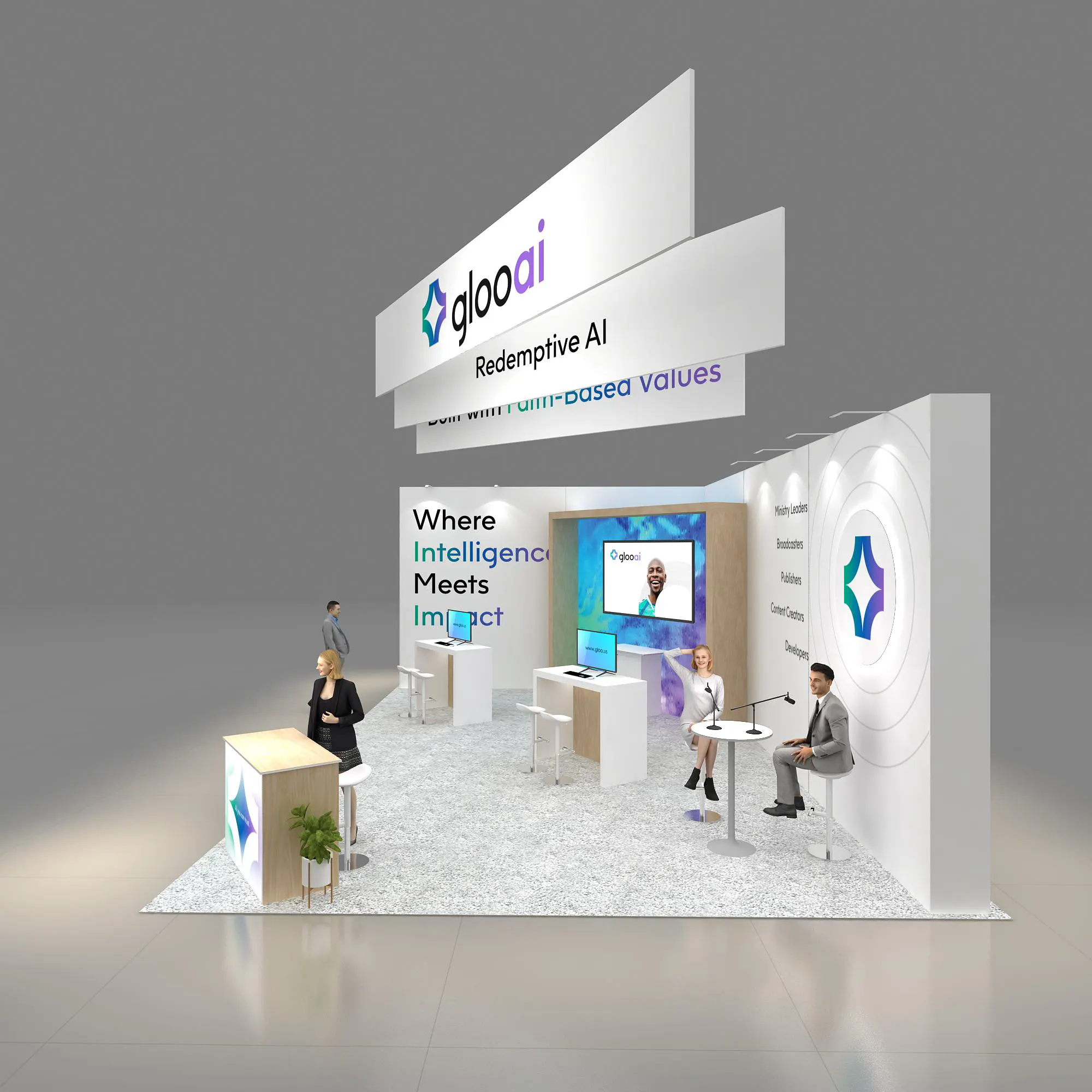 Side View - 20x30 Booth Design YRLU2030 120