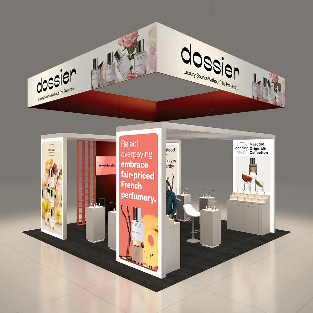 Side View(4) - 20x20 Booth Rental Design - YRLU2020 190