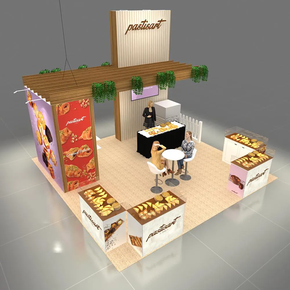 Top View - 20x20 Booth Design - YRLU2020 180 Top View - 20x20 Booth Design - YRLU2020 180