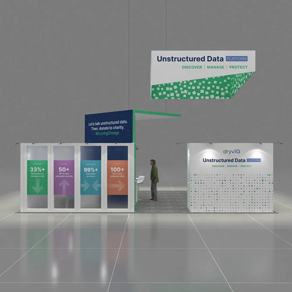 Backside View : 20x30 Trade Show Booth Design YRLU2030 97