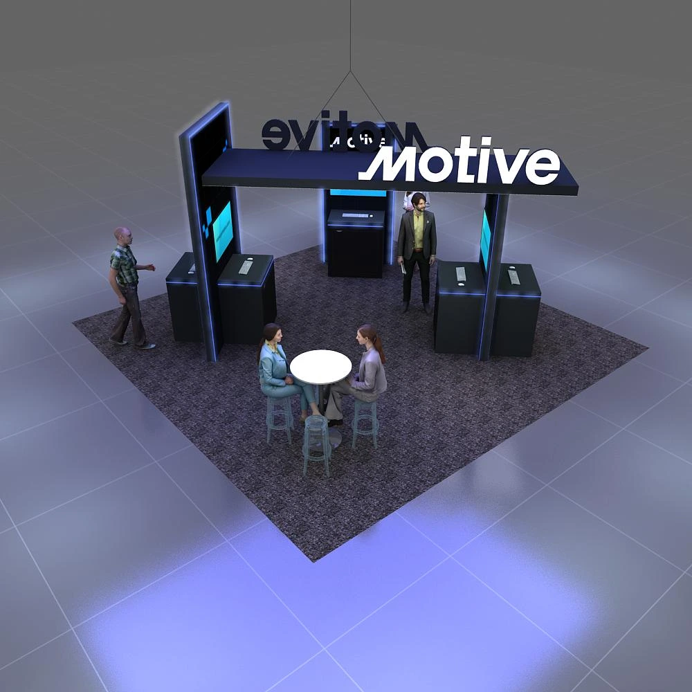 Top View - 20x20 Booth Design - YRLU2020 05