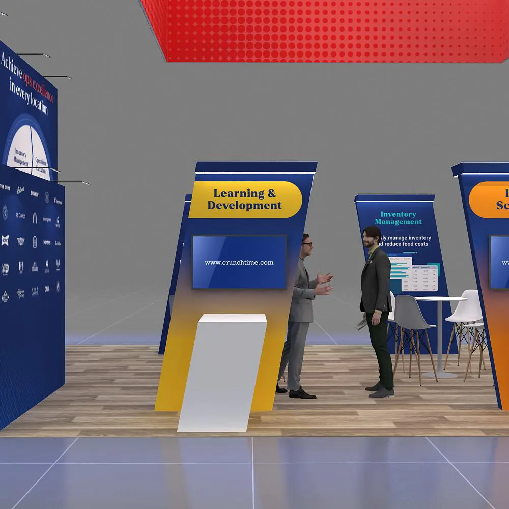 Closed View: YRLU2030 21 - 20x30 Exhibit Booth Rentals