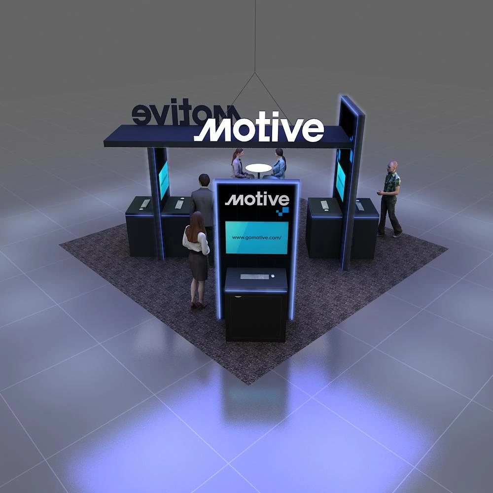 Top View - 20x20 Booth Design - YRLU2020 05