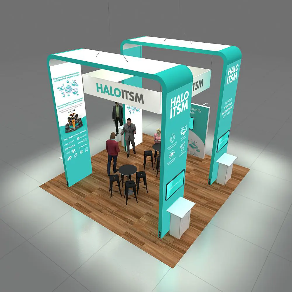 Top View - 20x20 Booth Design - GRLU2020 43