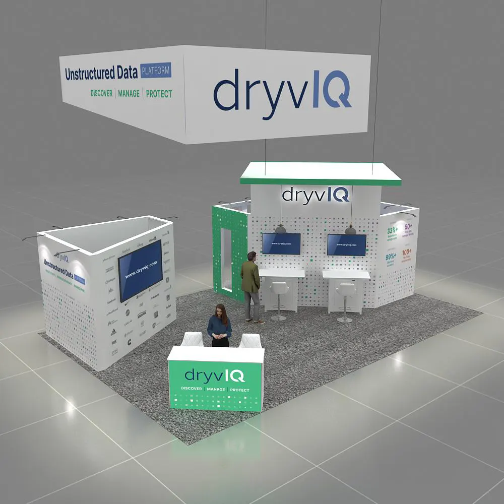Top View : 20x30 Exhibit Booth Rentals YRLU2030 97