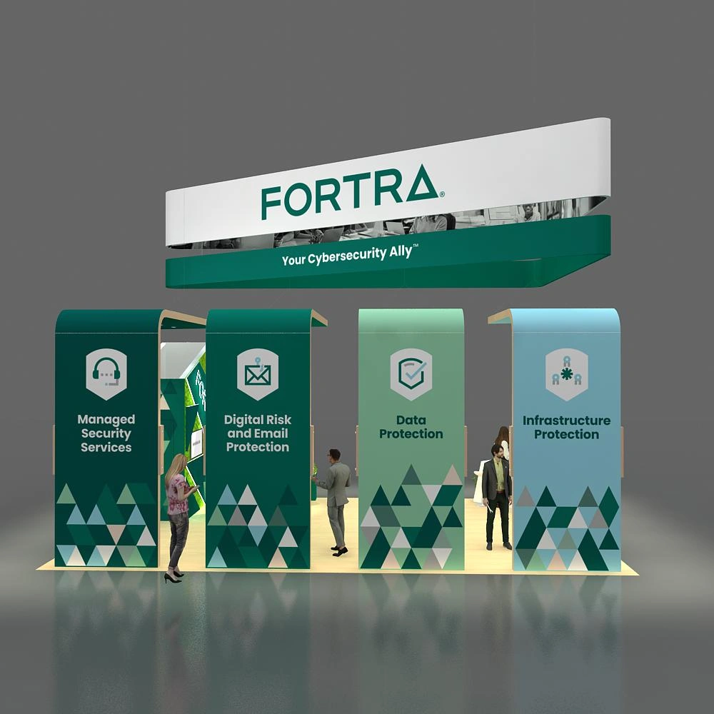 Back Side View: BRLU2030 95 - 20x30 Exhibit Design