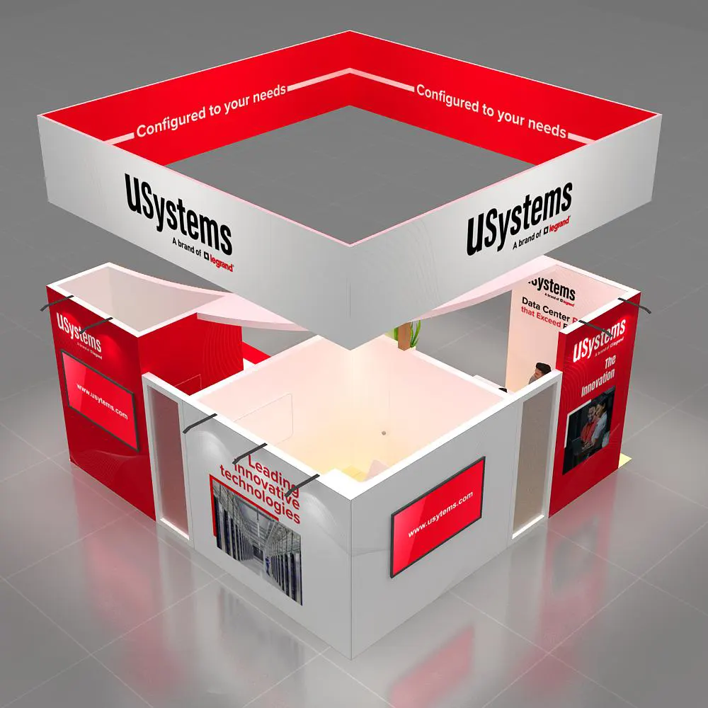 Top View - 20x20 Booth Design - YRH2020 06 Top View - 20x20 Booth Design - YRH2020 06