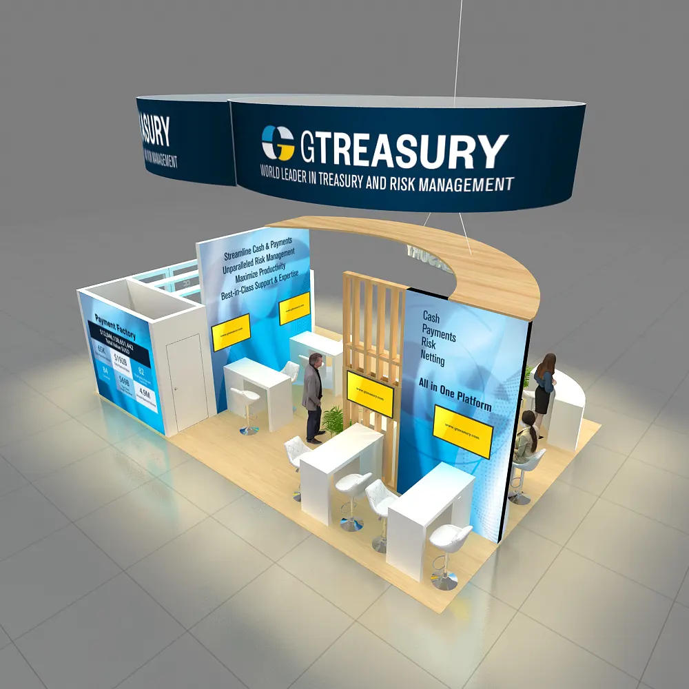 Top View - 20x30 Booth Design YRLU2030 88