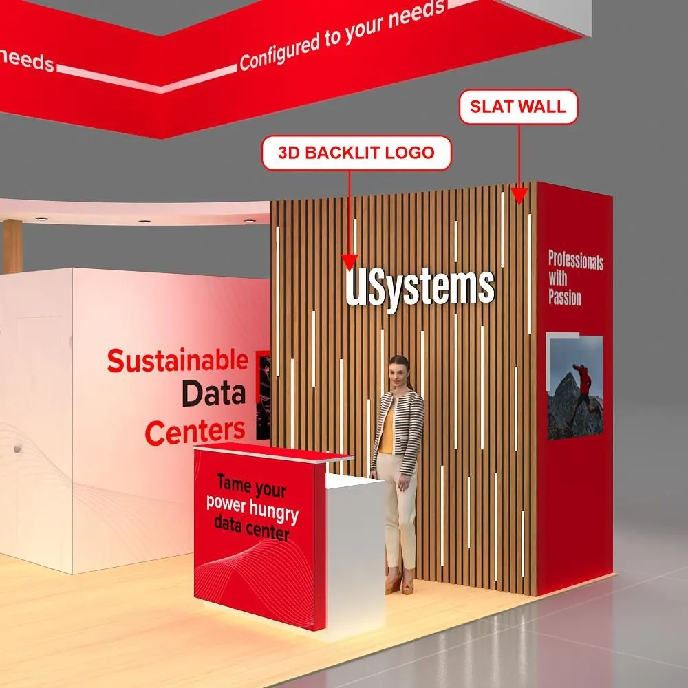Closed view - 20x20 Exhibit Booth Design - YRH2020 06 Closed view - 20x20 Exhibit Booth Design - YRH2020 06