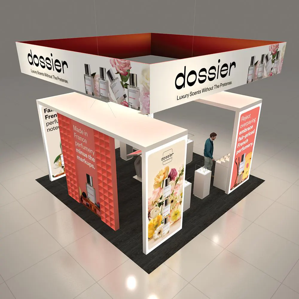 Top View - 20x20 Booth Design - YRLU2020 190