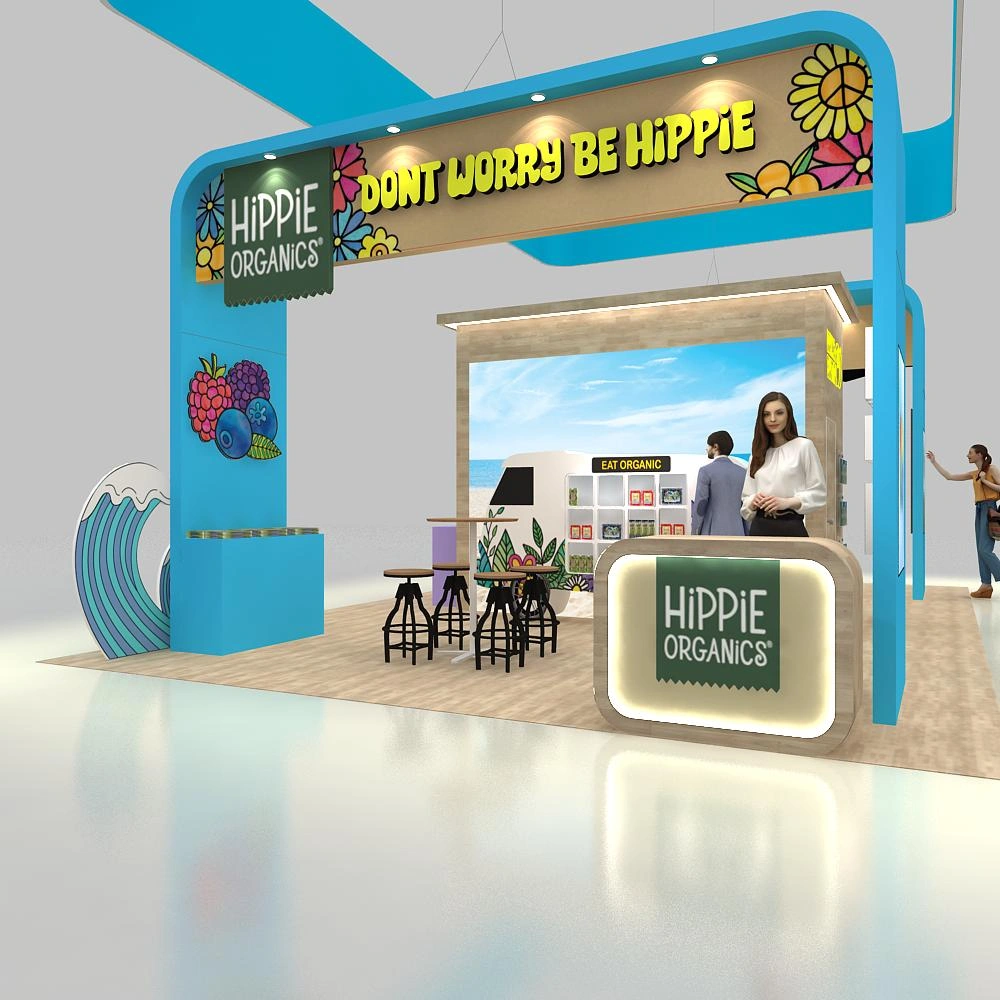 Side View 20x30 Exhibit Design - BRLU2030 13