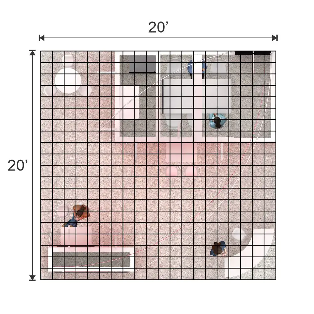 Plan – YRLU2020 60: Head-Turning 20x20 Trade Show Booth Design Concept