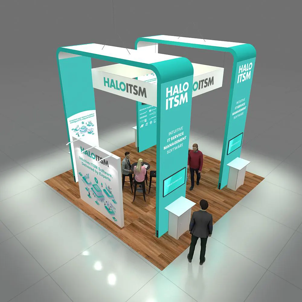 Top View - 20x20 Booth Design - GRLU2020 43