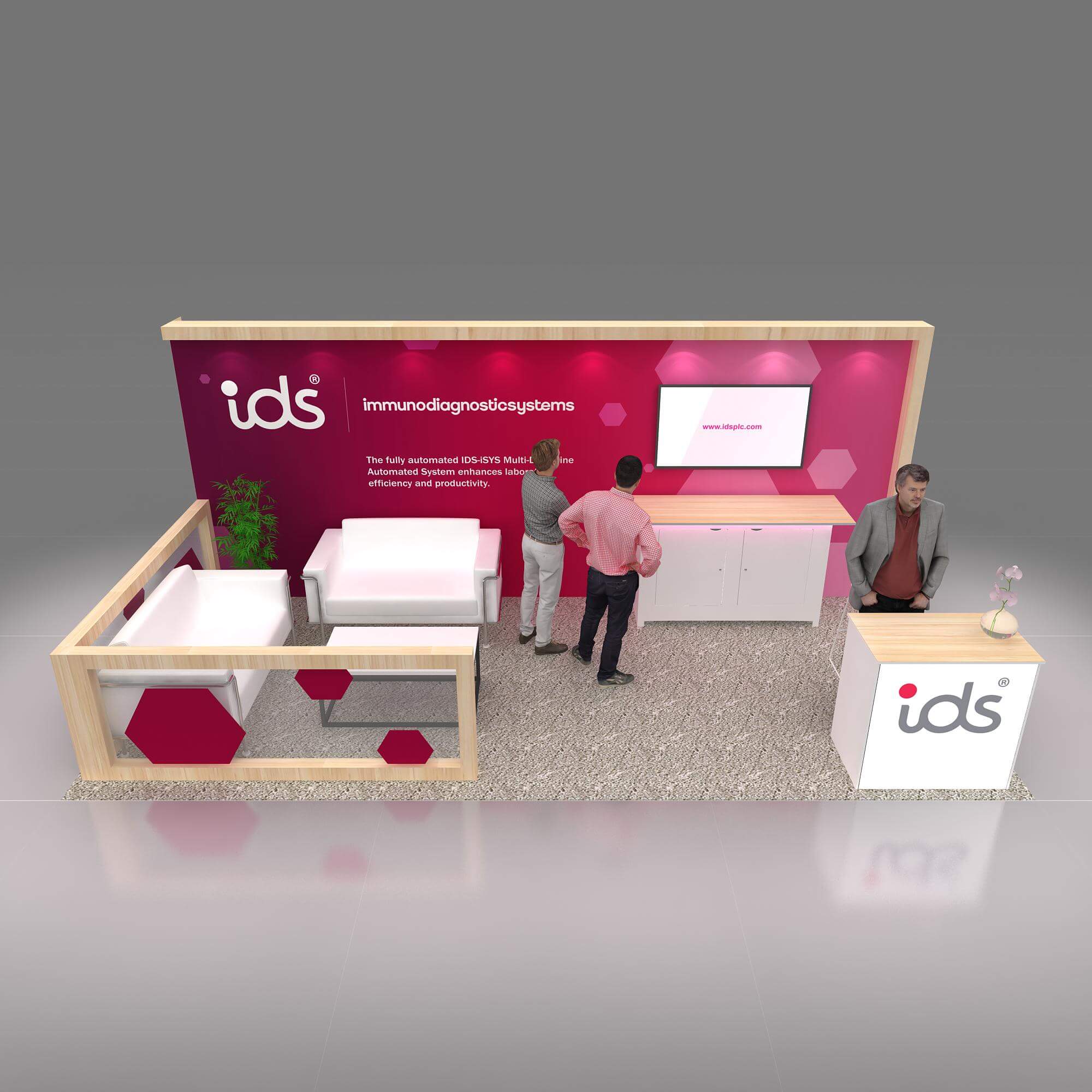 Arial View - YRH1020 08: Grab every eye with awe-inspiring 10x20 booth rentals for shows