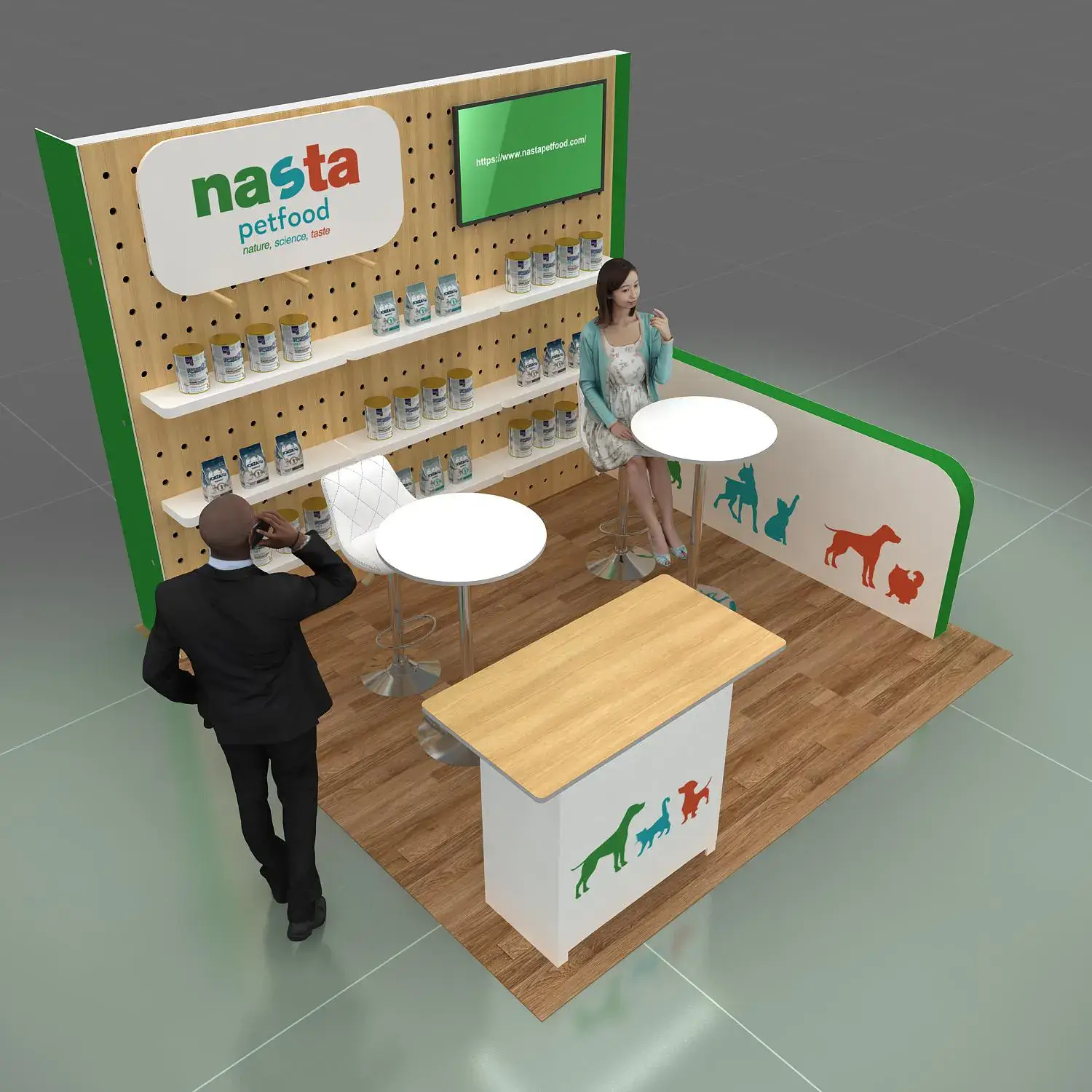 Arial View - RCR1010 03: Turnkey all-inclusive 10x10 booth rentals for shows Arial View - RCR1010 03: Turnkey all-inclusive 10x10 booth rentals for shows