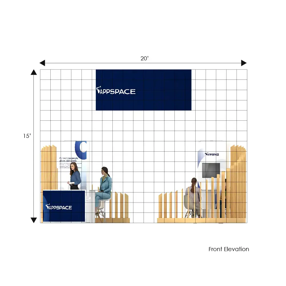 Appspace trade show booth