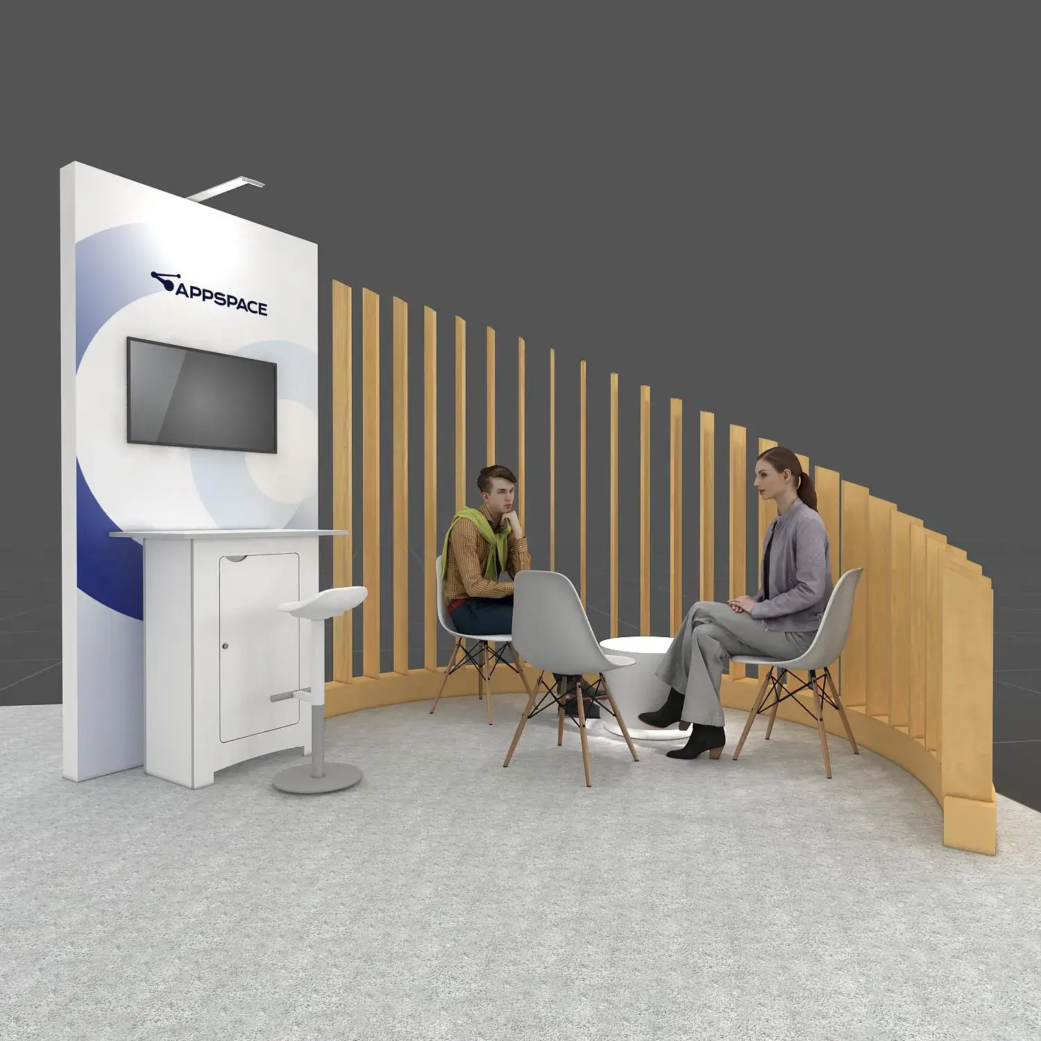 Appspace trade show booth