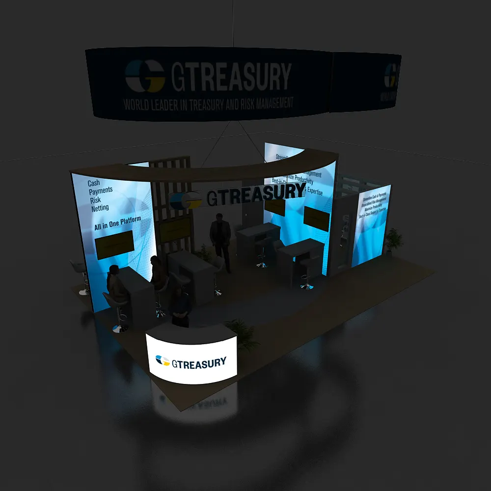 Backlit View - 20x30 Exhibit Design YRLU2030 88